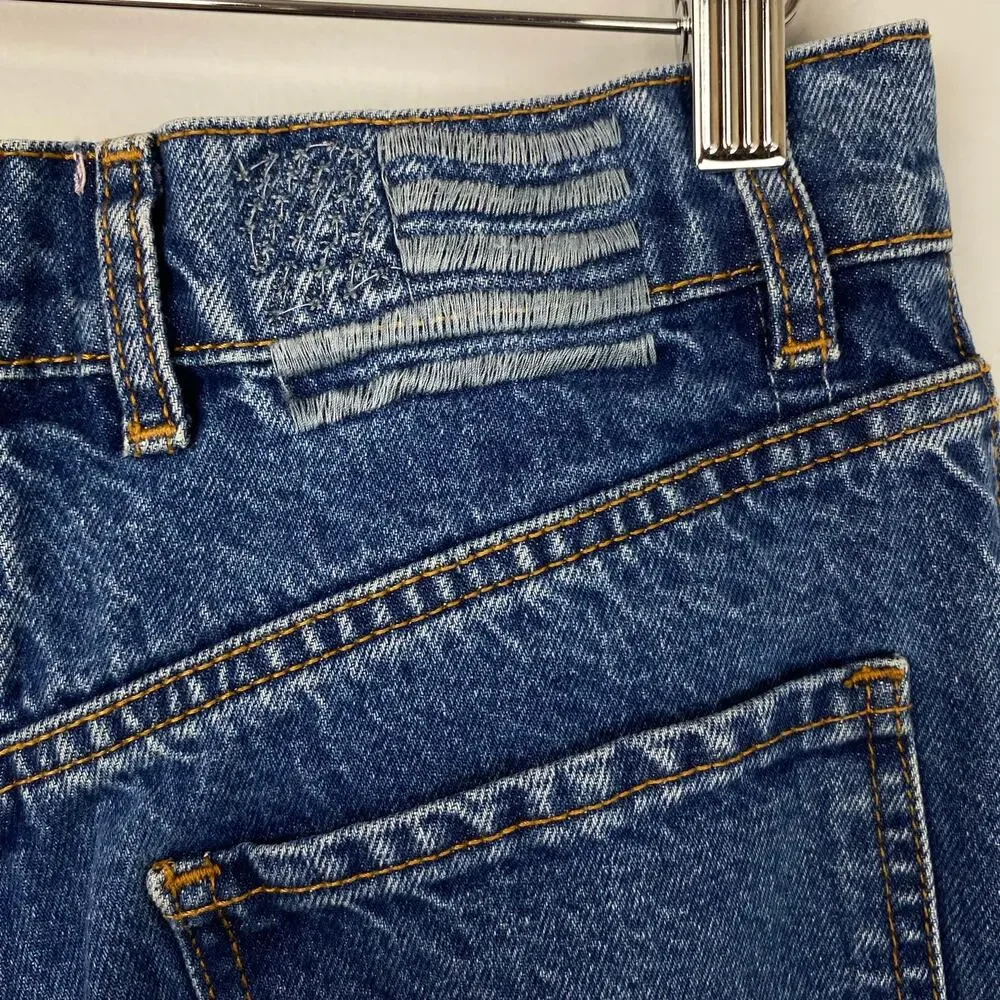 Revice Denim Yin Yang Two-Tone High Waisted Zipper Jeans In Tokyo Wash Size 28 - Picture 9 of 11